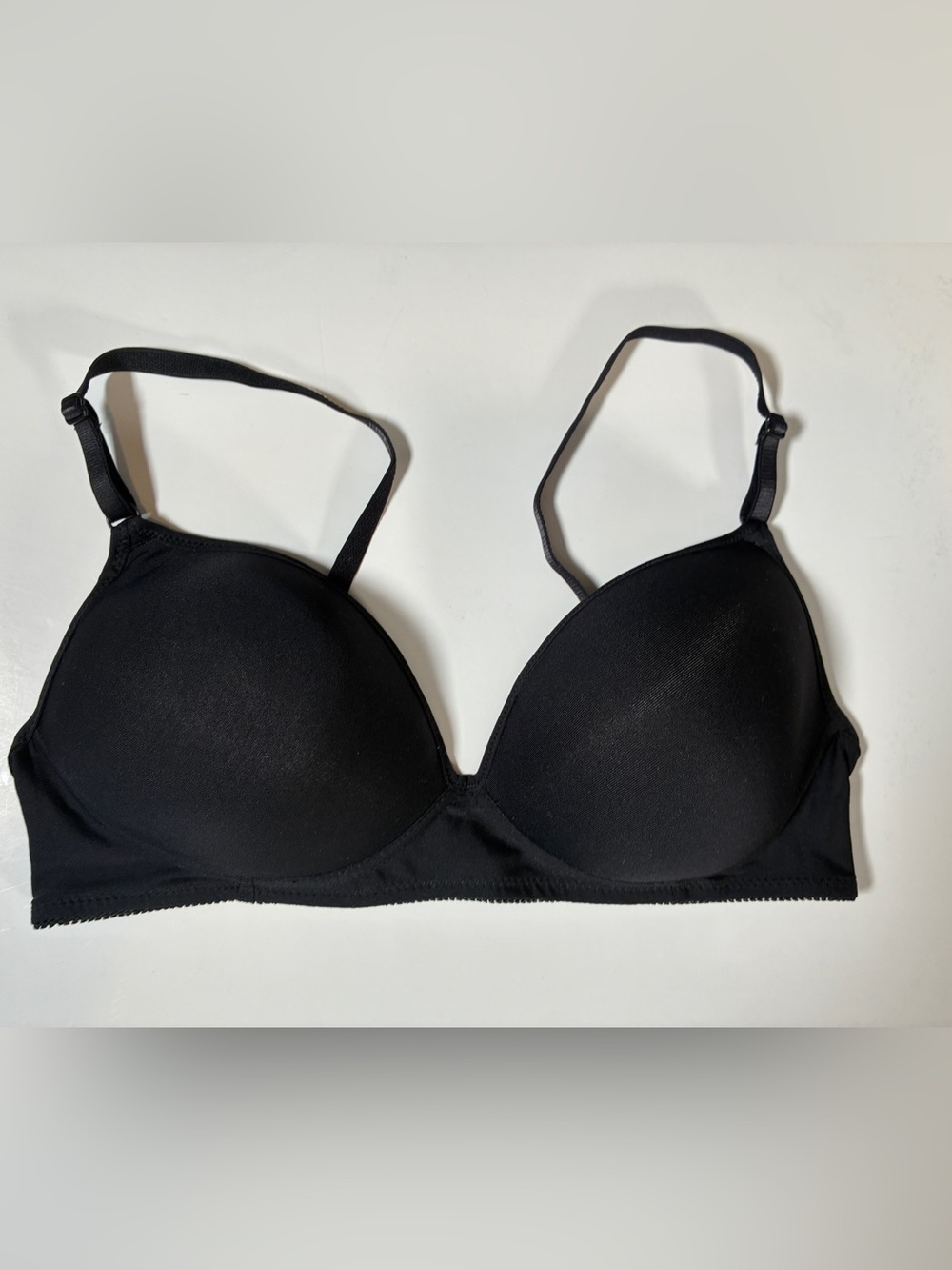 Vassarette Soft N Smooth Black T-Shirt Bra 36B